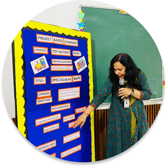 Informational graphic banner for Tagore Public School website