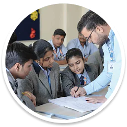 Decorative website graphic element for Tagore Public School website